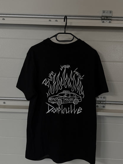 Relaxed Fit T-Shirt "Burn your local Dorfbulle"