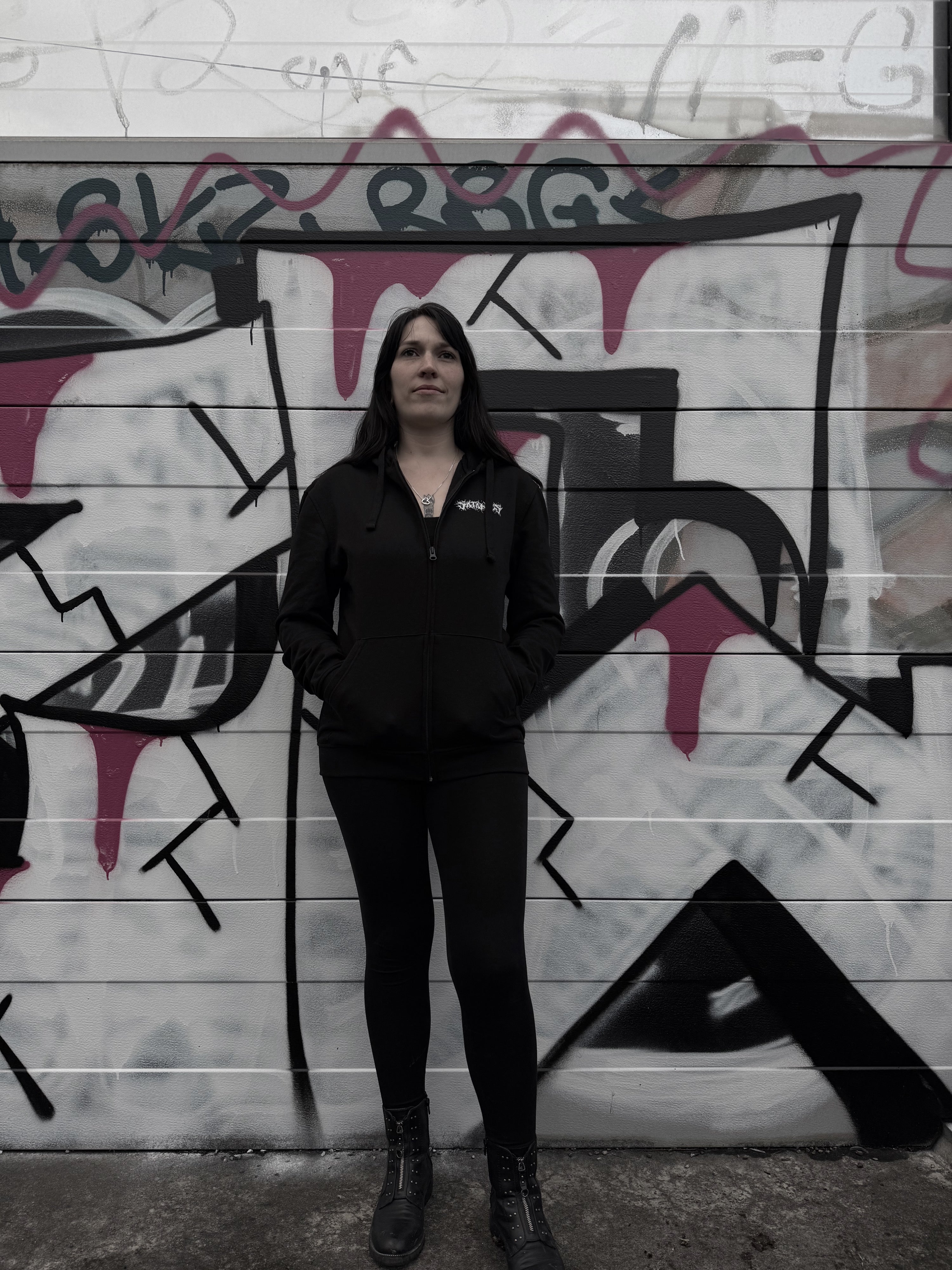 CHOOSE HAPPINESS ZIP HOODIE