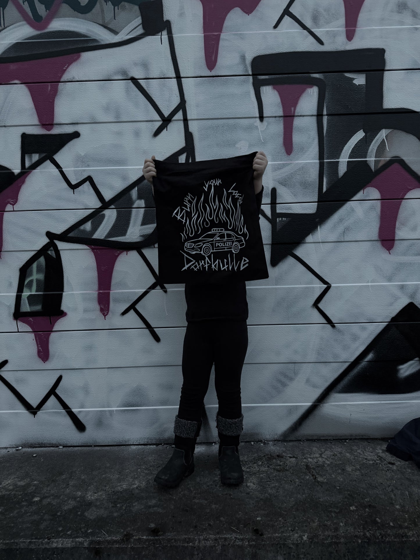 SATANICS Bag "Burn your local Dorfbulle"