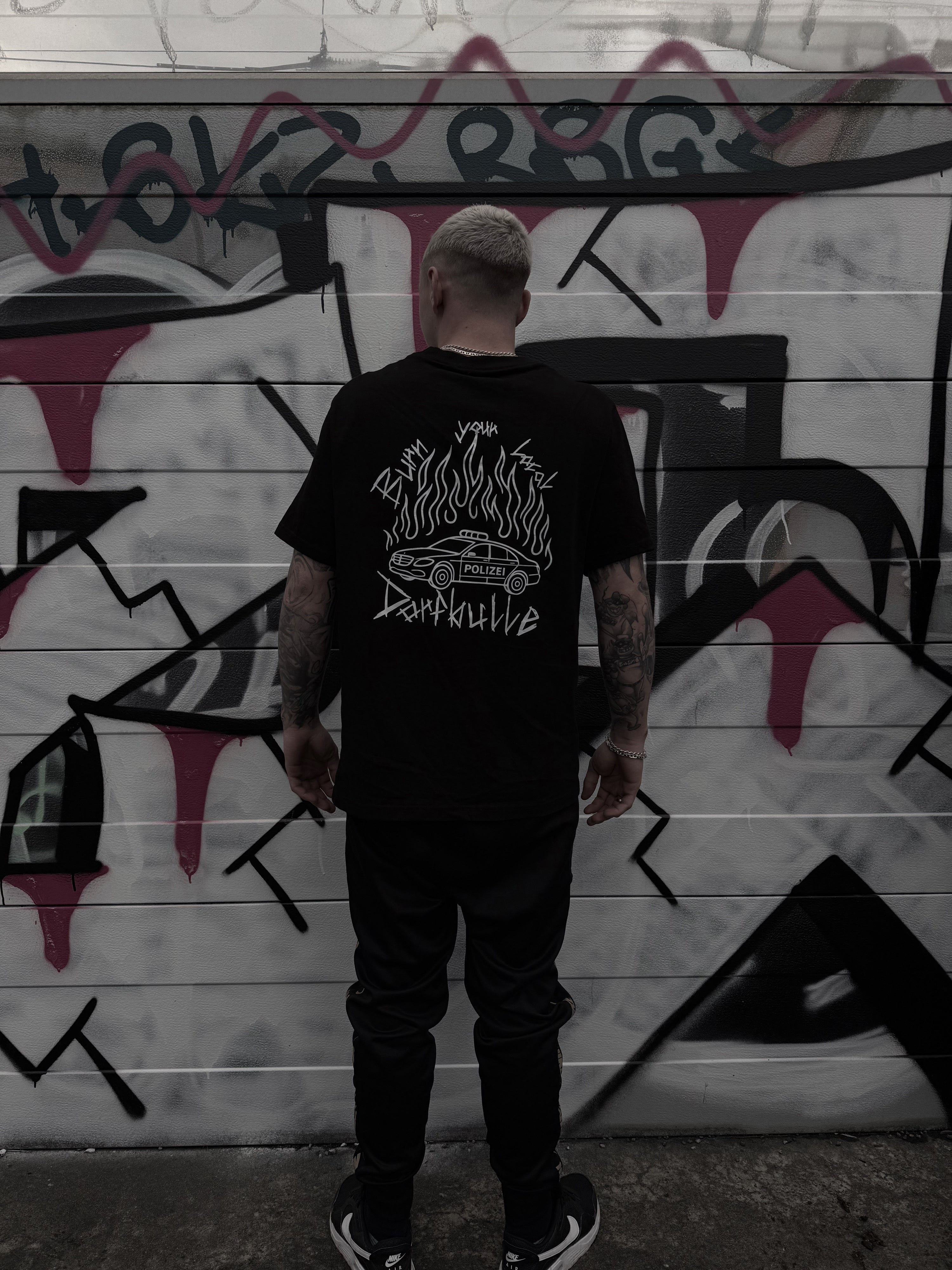 BURN YOUR LOCAL DORFBULLE T-SHIRT