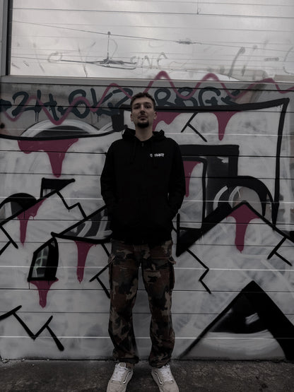 Zip Hoodie "Burn your local Dorfbulle"